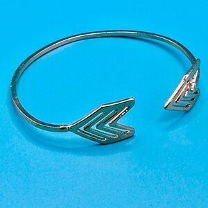Gold Plated Arrow Cuff Bracelet